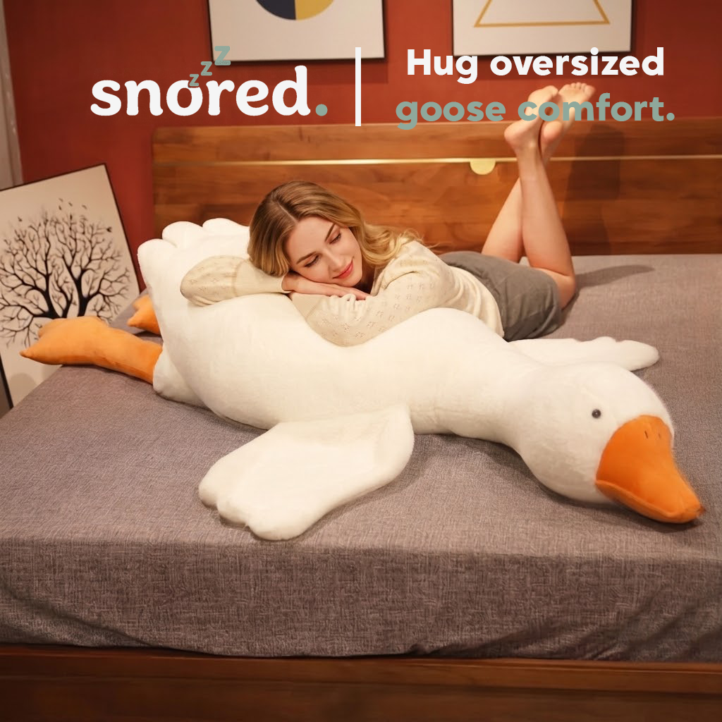 Snored™ Oversized Goose Body Pillow