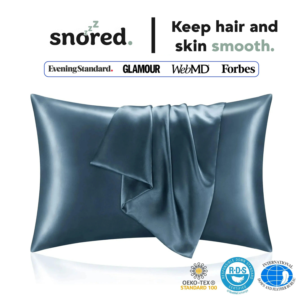 Snored™ Natural Mulberry Silk Pillowcase